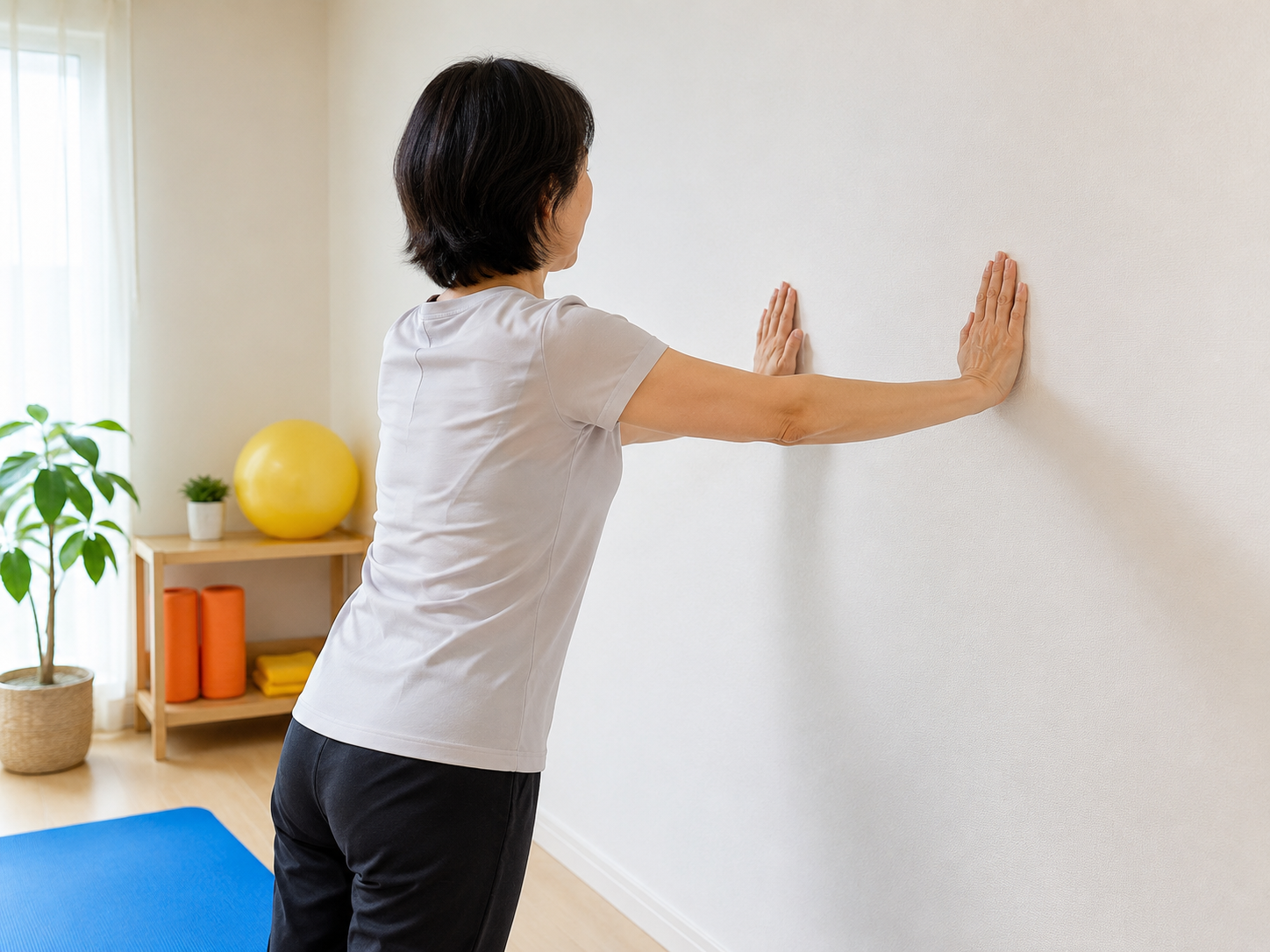 肋骨ストレッチで確認したい呼吸と肩の関係
