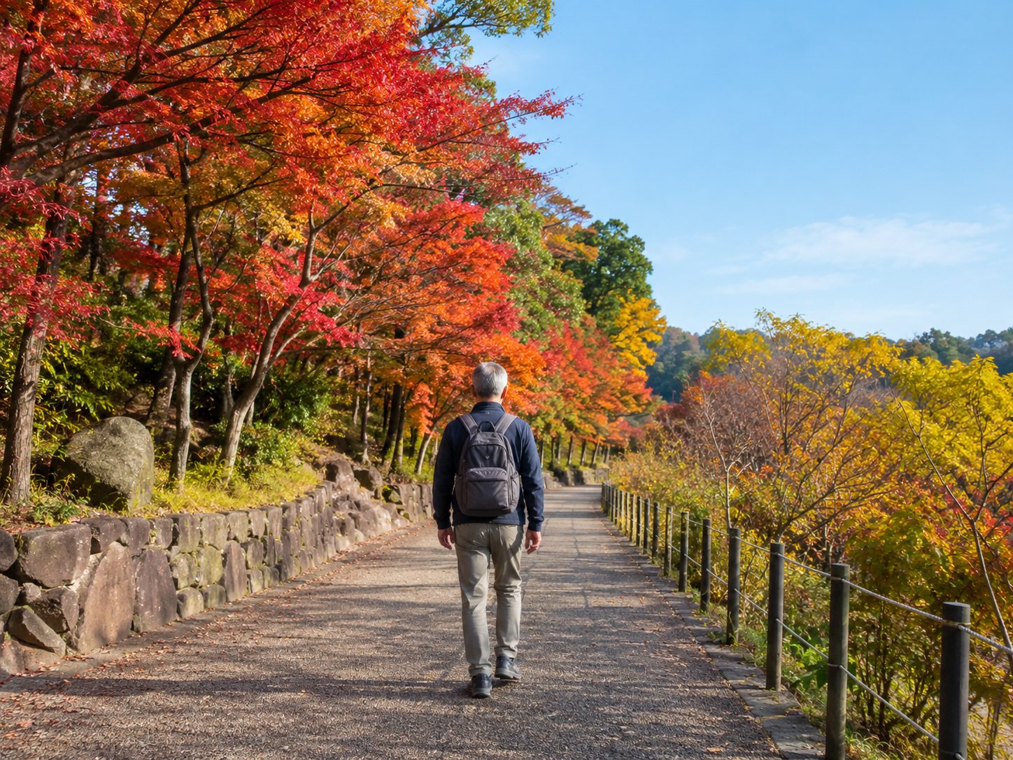 長く歩く紅葉旅行へ|一週間前から始める足腰ケア